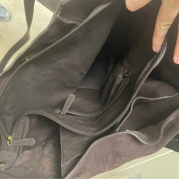 Michael Kors Ashbury XL Tote - brown suede - Picture 4 of 6